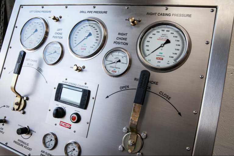 RCP Choke Console – Standard Unit, Faceplate