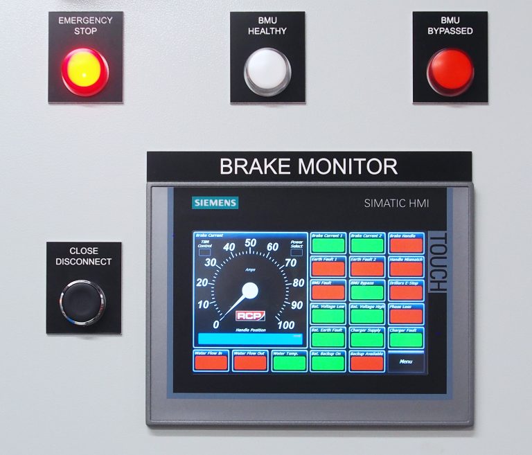 RCP Elmagco Brake Monitor - Faceplate