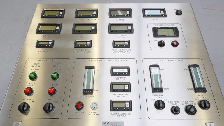 RCP Choke Console – Indication Panel