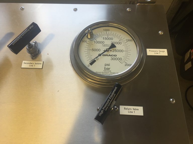 RCP Glycol Injection Unit – Pressure Gauge