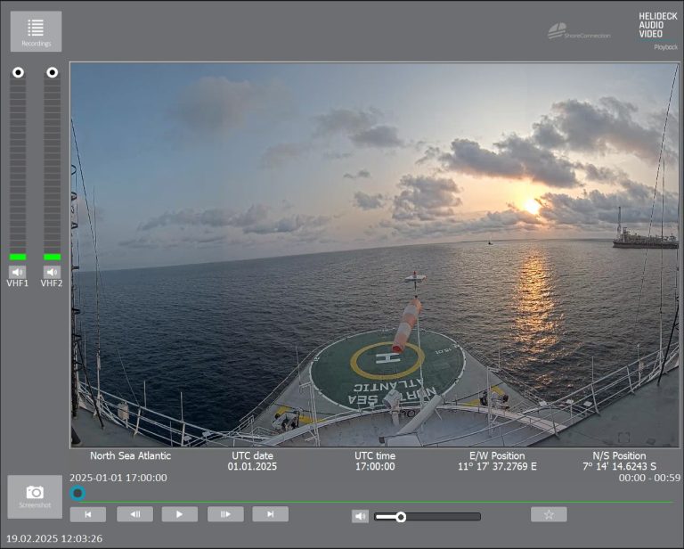 HMS – Helideck Camera Feed